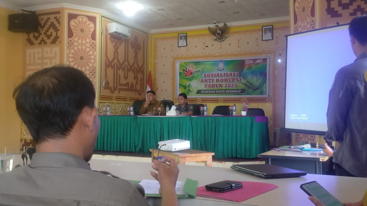 Kejaksaan Negeri Bengkalis Gelar Sosialisasi Anti Korupsi di Kecamatan Bantan