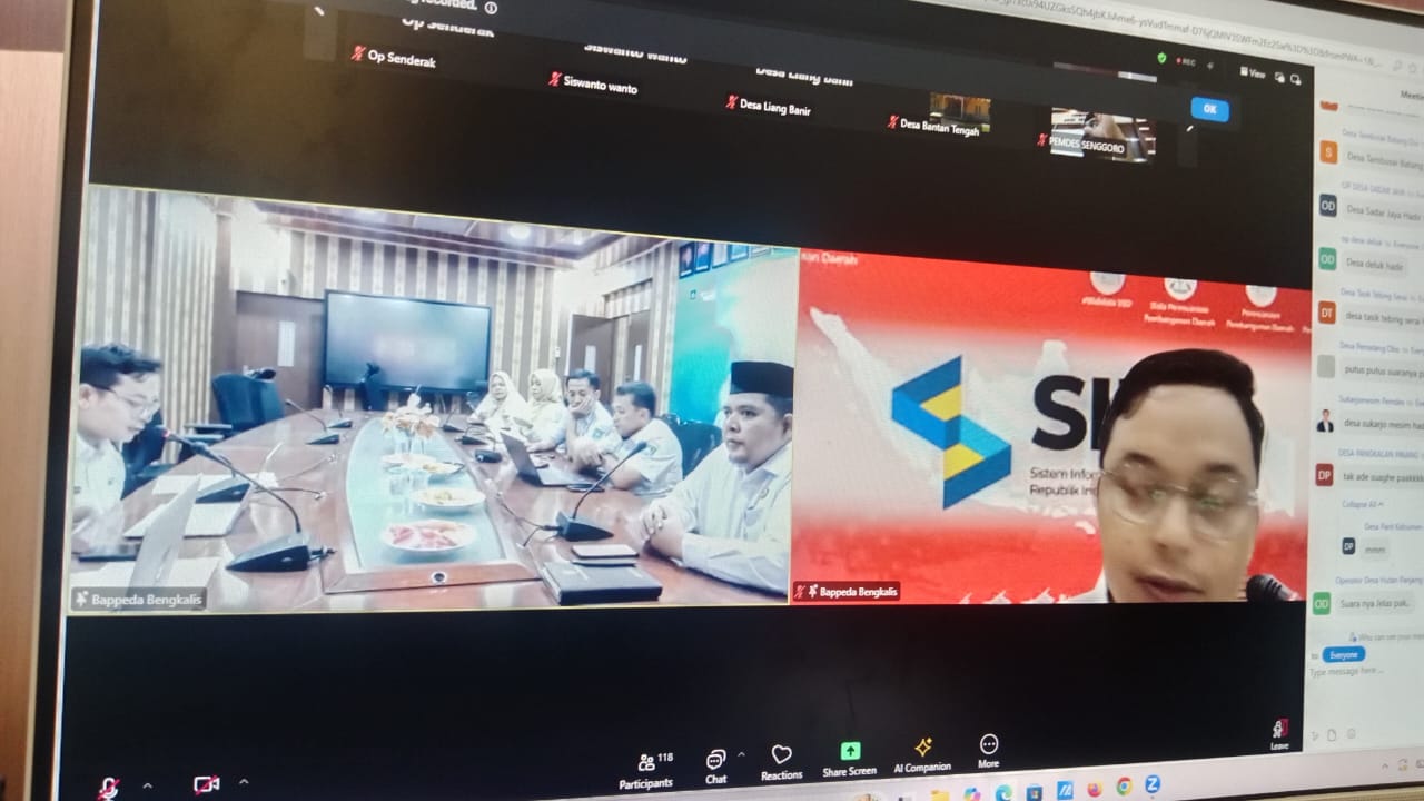 Bappeda Bengkalis Gelar Kick Off Meeting Penginputan Usulan Musrenbang, Operator SIPD Desa Muntai Ikuti Sosialisasi