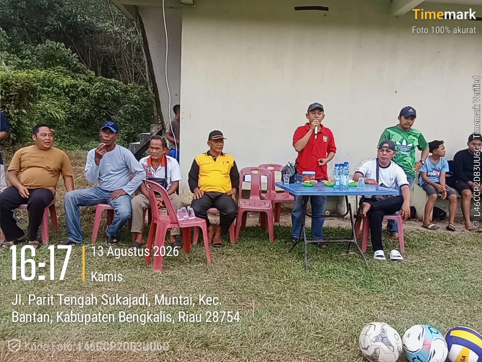 Semarak HUT Ke-81 RI, Kepala Desa Muntai Resmi Buka Turnamen Olahraga