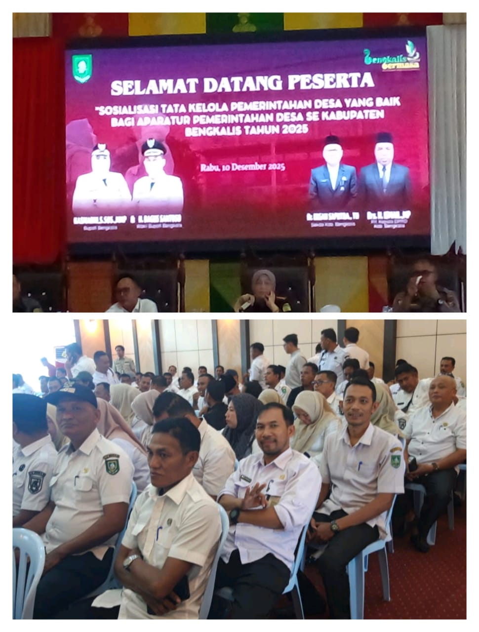 Penguatan Integritas Desa: Muntai Hadir dalam Sosialisasi Tata Kelola Pemerintahan 2025