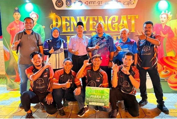 DMDI Melaka Raih Juara Tiga Festival Gasing Internasional Pulau Penyengat 2026