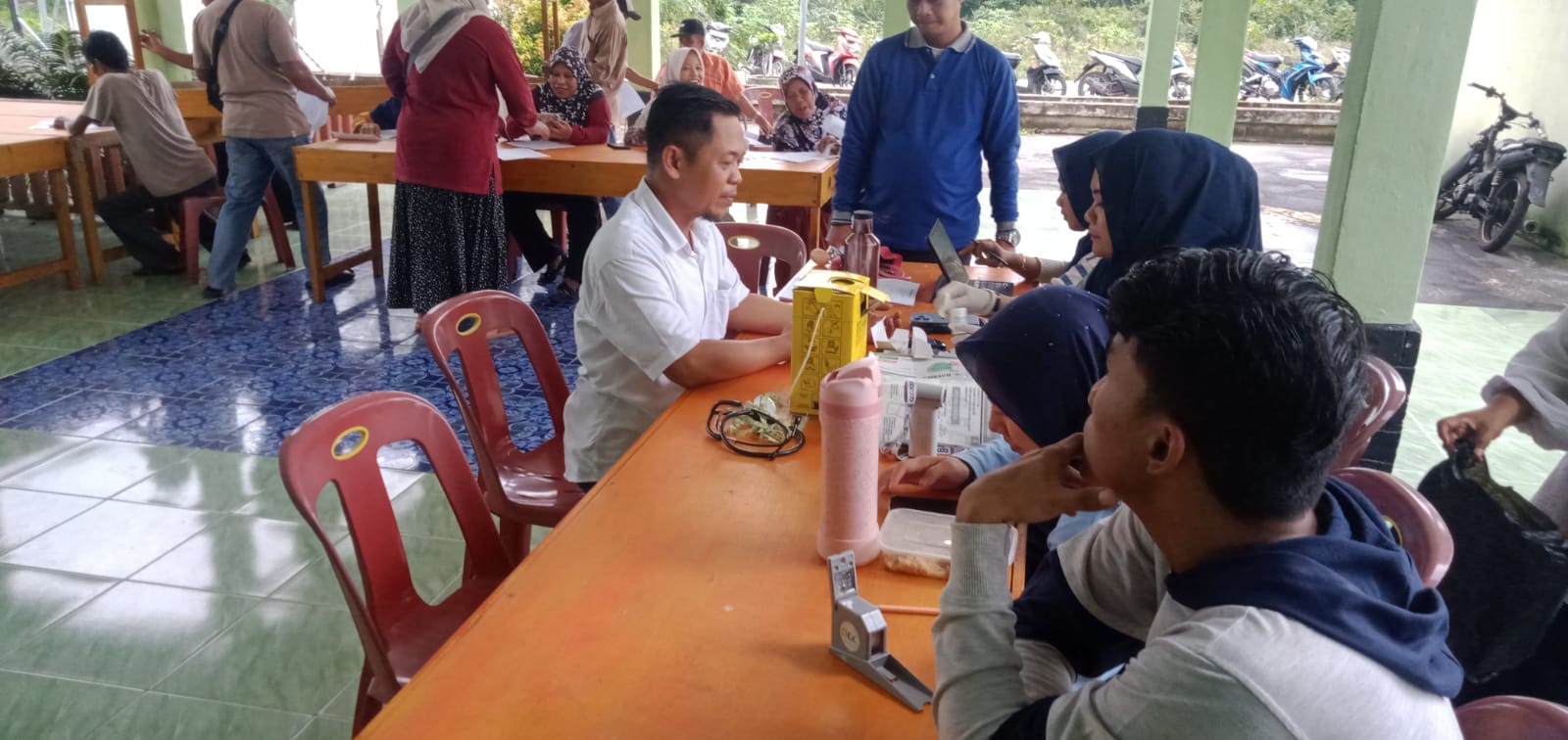 Pemdes Muntai Gelar Cek Kesehatan Gratis Bersama UPT Puskesmas Teluk Pambang