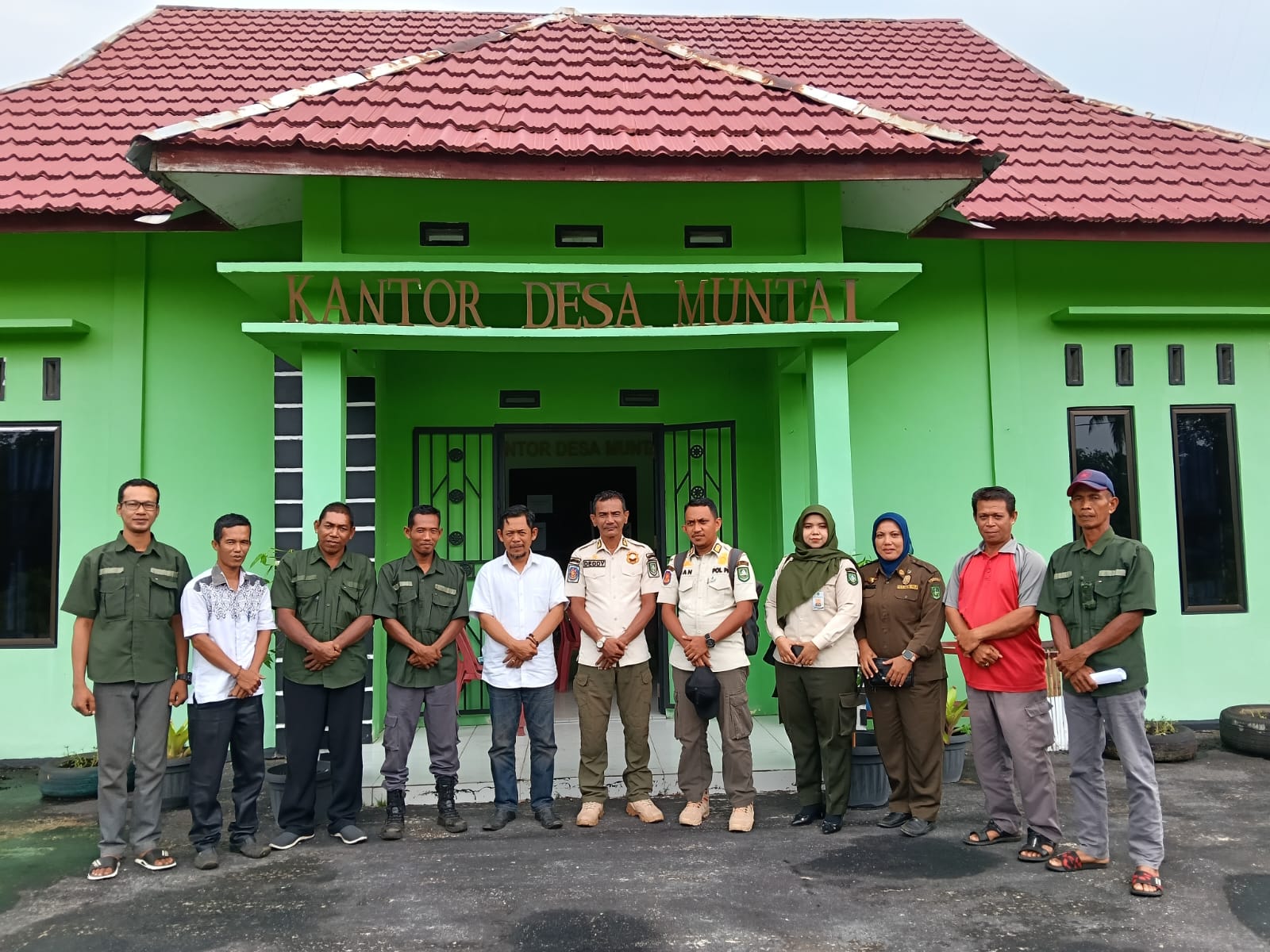 Satpol PP Kabupaten Bengkalis Laksanakan Monitoring dan Evaluasi Satlinmas Desa Muntai, Perkuat Sinergi Demi Desa Aman dan Tertib