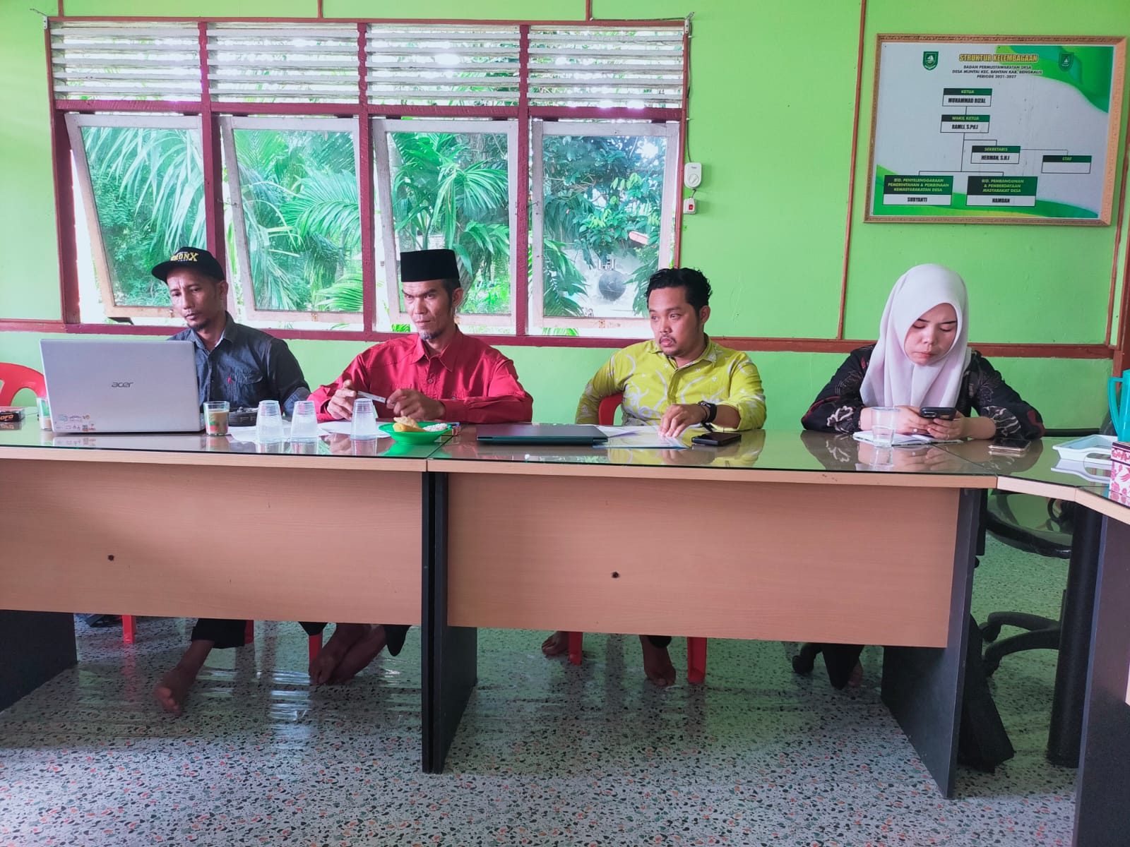 Perkuat Ketahanan Pangan dan Tata Kelola BUMDes, Pemerintah Desa Muntai Gelar Rapat Koordinasi Bersama Pengurus BUMDes