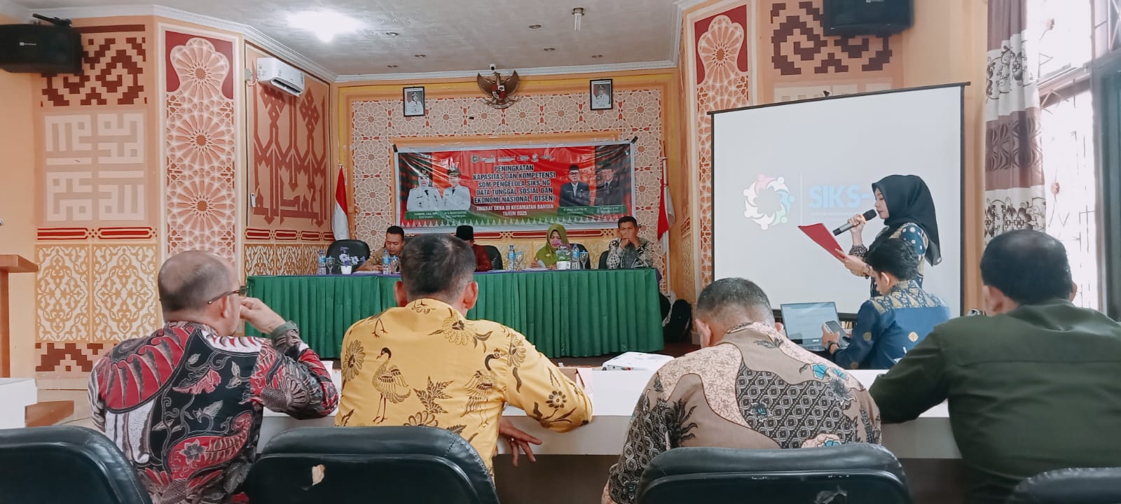 Desa Muntai Kirim Dua Utusan Ikuti Pelatihan SIKS- NG se Kecamatan Bantan